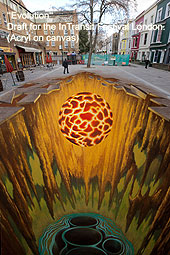 Evolution 3D illusion 