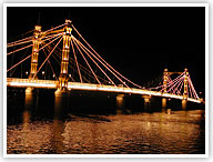 Albert Bridge at night Albert Bridge at night