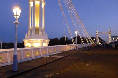 Albert bridge lights Albert bridge lights