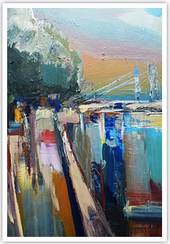 Albert Bridge by Anna Martin, Chelsea Gallery