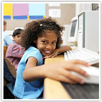 Child using computers Child using computers