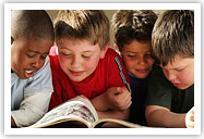 Boys reading