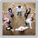 circle of hands
