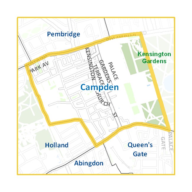 Campden ward map