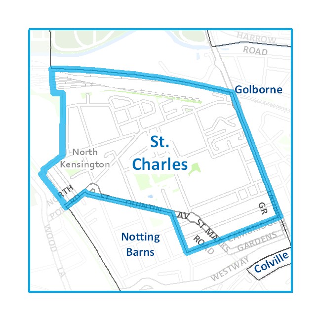 st charles ward map