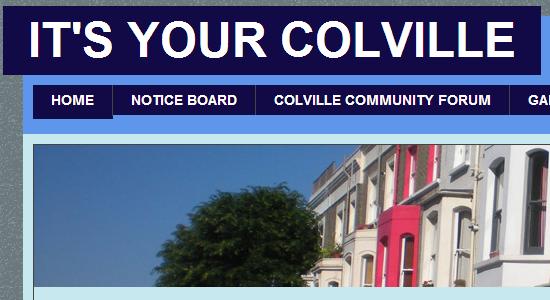 Colville front page screen shot