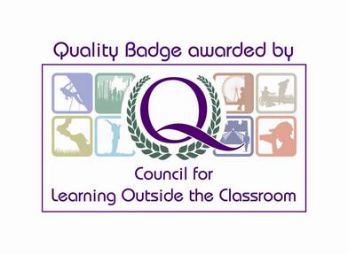 Quality Badge Logo Quality Badge awarded by Council for Learning Outside the Classroom
