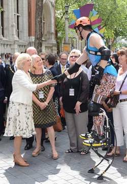 HRH Duchess of Cornwall at opening of Exhibition Road Show HRH Duchess of Cornwall at opening of Exhibition Road Show