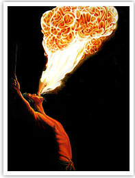 Firebreather side view Firebreather side view