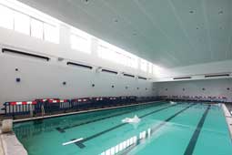 Swimming pool at the new Holland Park School