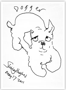 Sketch of Dogger by Shirley Hughes