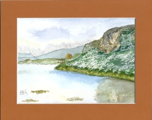 Landscape watercolour 002 by Jane Box-Grainger