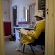 Amanda Echalaz (Tosca) in her dressing room