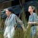 Nuala Willis as Glasha and Emma Carrington as Fekl