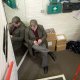 Producer James Clutton backstage