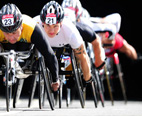 Paralympic marathon participants