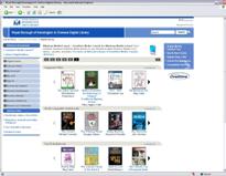 Screenshot of the new Digital library Screenshot of the new Digital library