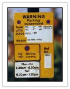 Parking suspensions Parking suspensions