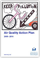 The cover of the Air Quality Action Plan The cover of the Air Quality Action Plan