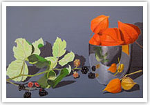 Chinese Lanterns and Blackberries Chinese Lanterns and Blackberries