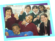 Children's Forum with thumbs up