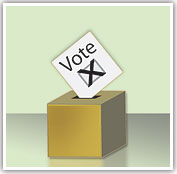 Voting ballot box Voting ballot box