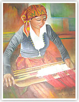 Woman Weaver by Bernadette Bueta, 2010 Woman Weaver by Bernadette Bueta, 2010