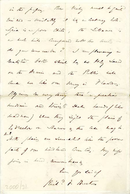 letter to Leighton page 4