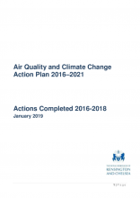 AQCCAP actions completed 2016 to 2018