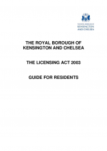Residents Guide to Licensing