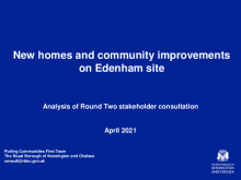 NHDP Edenham 2021 - Consultation Report Phase Two