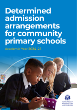 Determined admission arrangements for community primary schools