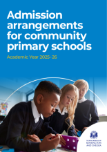 Admission arrangements for community primary schools