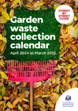 Garden waste collection calendar April 2024 to March 2025