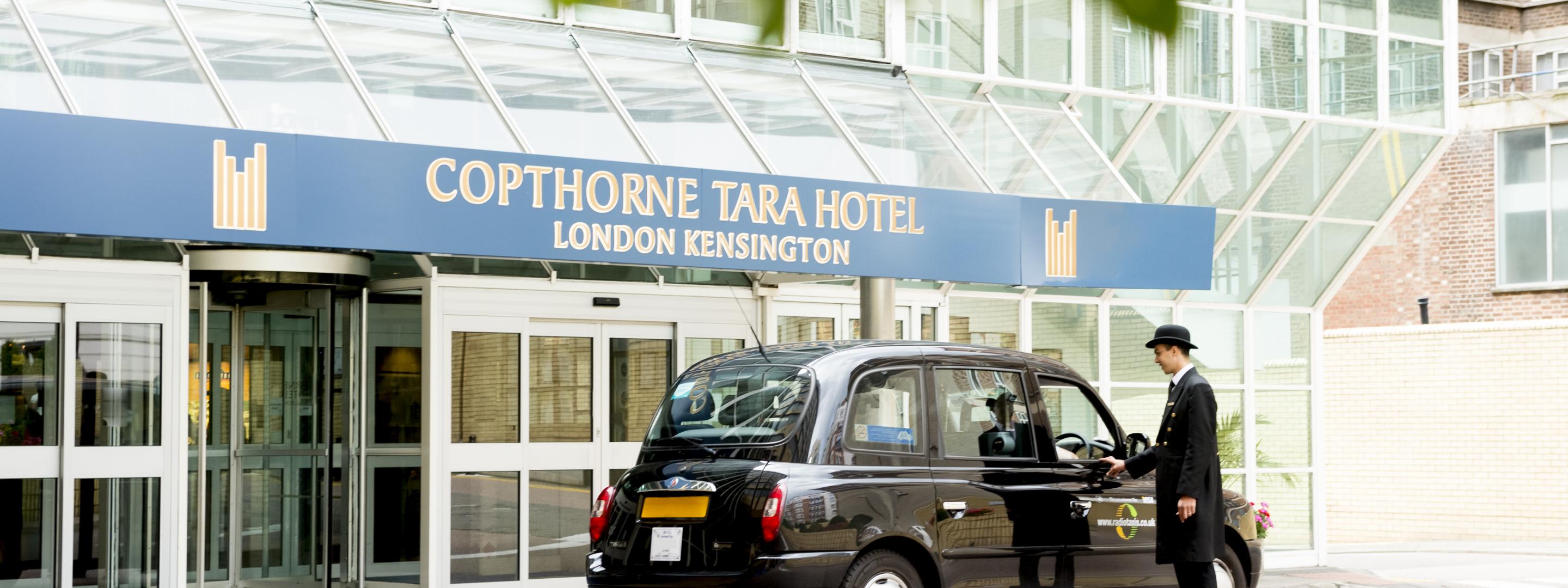 Exterior of the Copthorne Tara Hotel