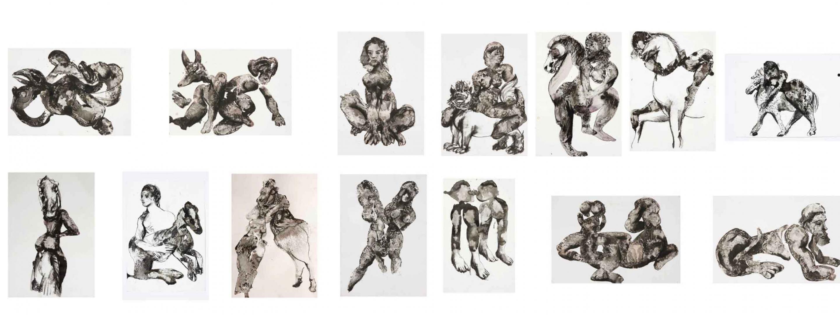 Black and white artwork
