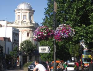 View of street Notting Hill Gate