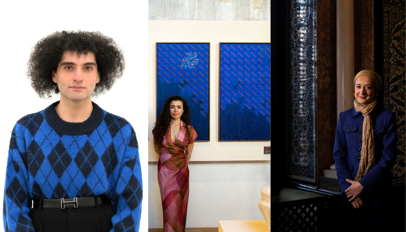 collage of Arab Hall images