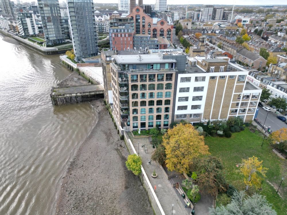 Ariel view of the new development