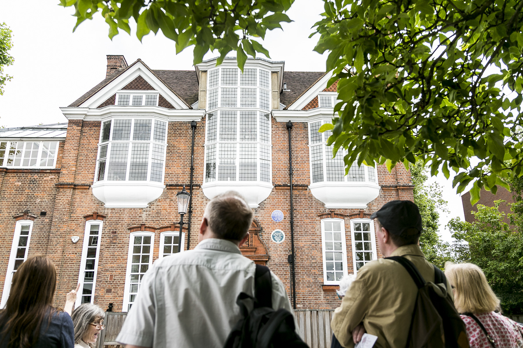 Image of visitors attending a guided tour