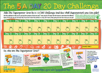 Fruit And Vegetable Challenge Chart