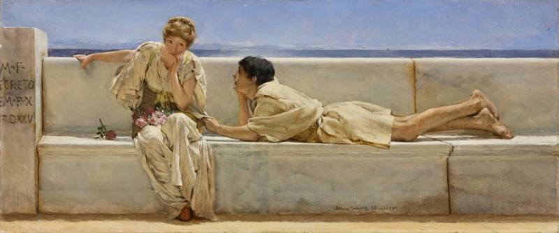 A Question by Lawrence Alma Tadema A Question by Lawrence Alma Tadema