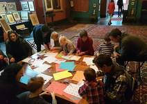 Calligraphy workshop at Leighton House Museum Calligraphy workshop at Leighton House Museum