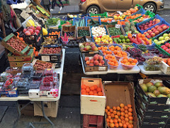 Kumar Portobello Road fruit and vegetable stall Kumar Portobello Road fruit and vegetable stall