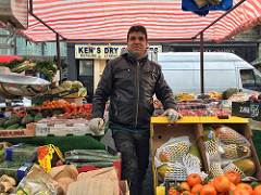 Fruit and Veg stallholder Meraj Fruit and Veg stallholder Meraj