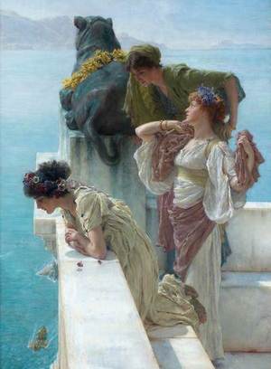 Sir Lawrence AlmaTadema A Coign of Vantage 1895 Alma-Tadema Painting
