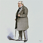 'Vanity Fair' cartoon of 'the Master Builder' 'Vanity Fair' cartoon of 'the Master Builder'