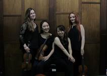 A picture of the dome at Arab Hall, Leighton House Museum String quartet Salome Quartet