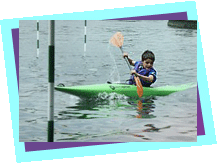 Kayaking at the Youth Games Kayaking at the Youth Games