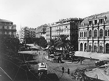 Place de la Republique, Algiers in 1900 (photograph courtesy Archives Charmet)